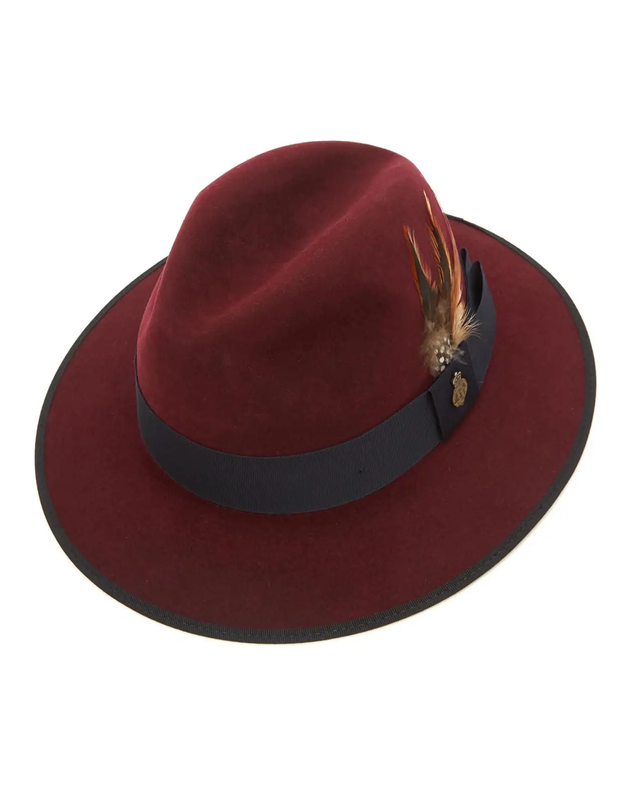 Trilbies & Pork Pies Christys Hats Farnham Down Brim Fur Felt Trilby Hat-CH-CSO100270BLAC-57 £180.00