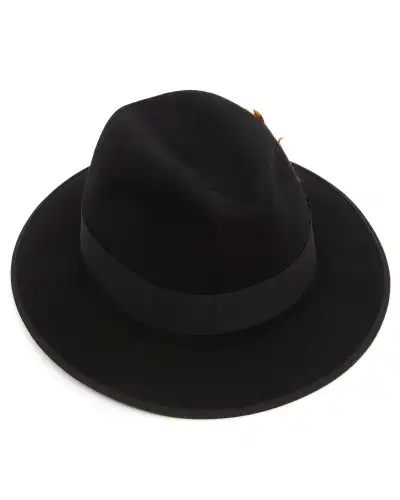 Trilbies & Pork Pies Christys Hats Farnham Down Brim Fur Felt Trilby Hat-CH-CSO100270BLAC-57 £180.00