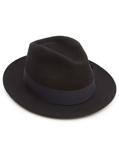 Trilbies & Pork Pies Christys Hats Canterbury Superfine Beaver Fur Felt Trilby Hat-CH-CSO100254-59-BESSEMER £441.00