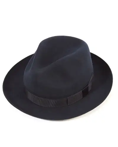 Trilbies & Pork Pies Christys Hats Canterbury Superfine Beaver Fur Felt Trilby Hat-CH-CSO100254-59-BESSEMER £441.00