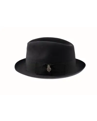 Trilbies & Pork Pies Christys Hats Kent Fur Felt Trilby Hat-CH-CSO100070BLAC-55 £120.00