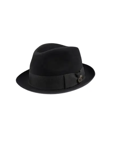 Trilbies & Pork Pies Christys Hats Kent Fur Felt Trilby Hat-CH-CSO100070BLAC-55 £120.00
