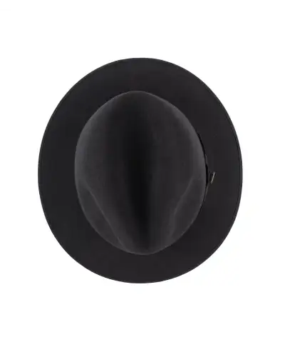 Trilbies & Pork Pies Christys Hats County Down Brim Fur Felt Trilby Hat-CH-CSO100020BLAC-58 £180.00