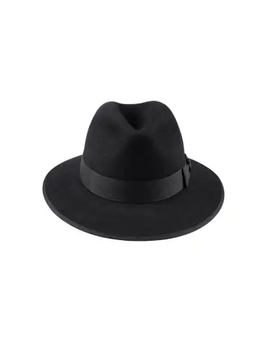 Trilbies & Pork Pies Christys Hats County Down Brim Fur Felt Trilby Hat-CH-CSO100020BLAC-58 £180.00