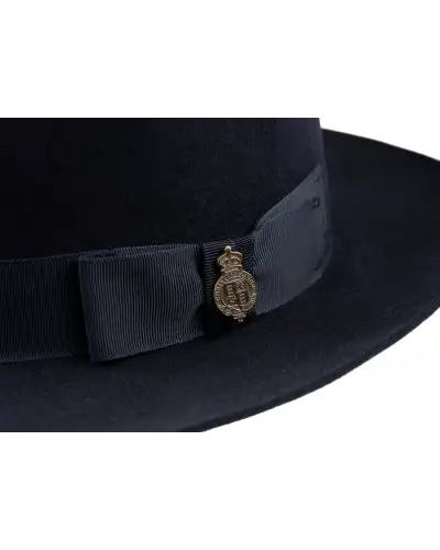 Fedora Hats Christys Hats Adventurer Poet Fur Felt Fedora Hat-CH-CSO100010BLAC-55 £126.00