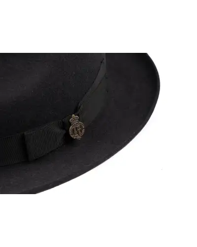 Trilbies & Pork Pies Christys Hats Epsom Fur Felt Racing Trilby Hat-CH-CSO100009BLAC-55 £120.00