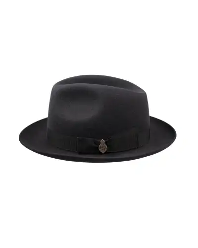 Trilbies & Pork Pies Christys Hats Epsom Fur Felt Racing Trilby Hat-CH-CSO100009BLAC-55 £120.00