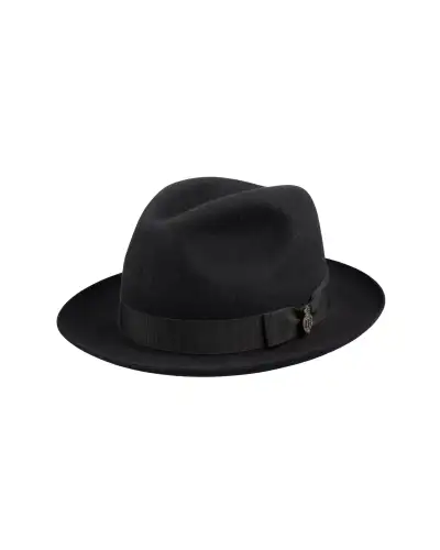 Trilbies & Pork Pies Christys Hats Epsom Fur Felt Racing Trilby Hat-CH-CSO100009BLAC-55 £120.00