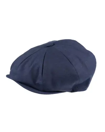 Caps & Flat Caps Christys Hats 8 Piece Linen Blend Baker Boy Navy £32.00