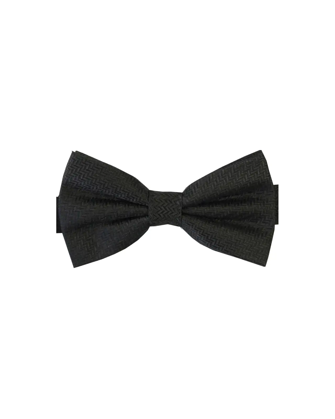 Pre-Tied Bow Ties Soprano Ties Soprano Black Herringbone Pre-Tied Silk Bow Tie £23.00