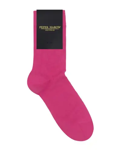 Women PEPER HAROW Indulgent Cashmere Womens Socks - Hot Pink £18.00