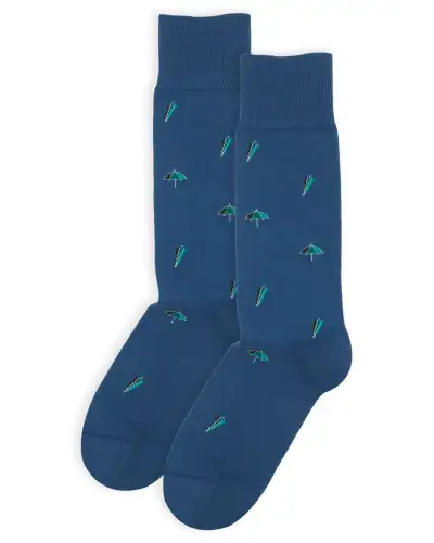 Men PEPER HAROW Umbrella Mens Socks - Blue £17.00