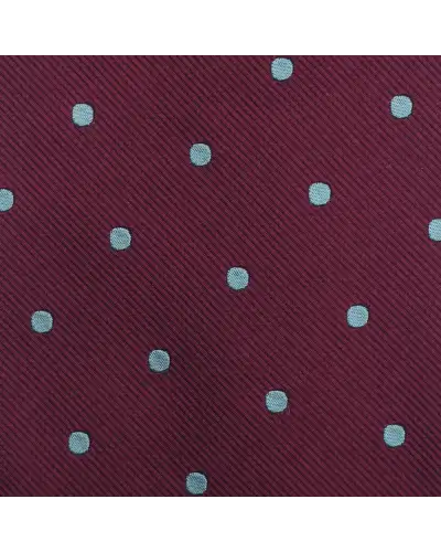 Men PEPER HAROW Pin Polka Mens Ties - Burgundy £68.00