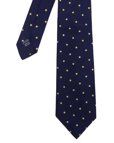Men PEPER HAROW Pin Polka Mens Ties - Midnight £68.00