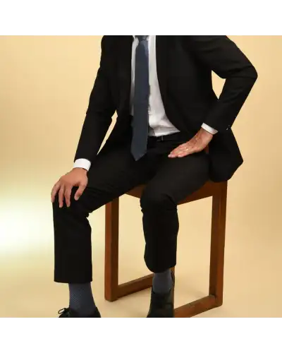 Men PEPER HAROW Lux Taylor Mens Ties - Blue £68.00