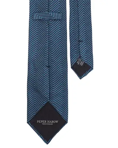 Men PEPER HAROW Lux Taylor Mens Ties - Blue £68.00
