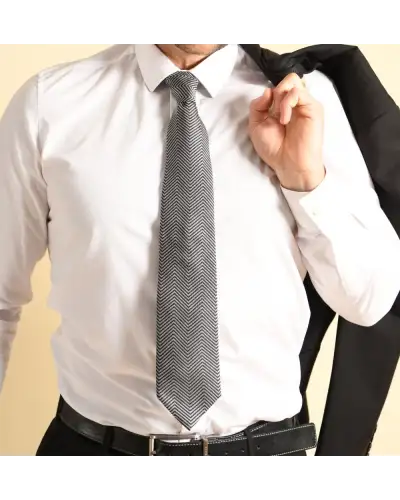 Men PEPER HAROW Lux Taylor Mens Ties - Grey £68.00