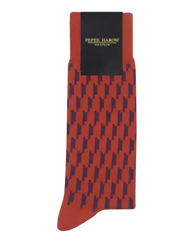 Men PEPER HAROW Scooby Mens Socks - Orange £16.00