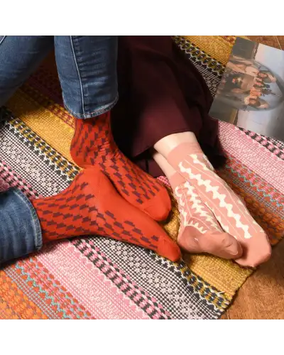 Men PEPER HAROW Scooby Mens Socks - Orange £16.00