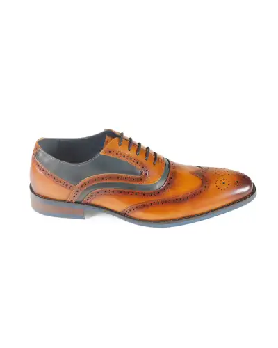 Brogue Azor La Mode Webster Tan Navy £135.00