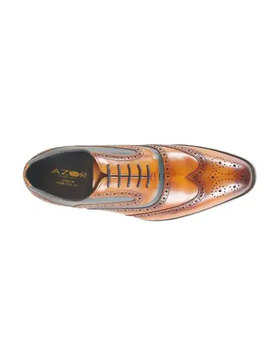 Brogue Azor La Mode Webster Tan Navy £135.00