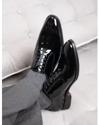 Formal Style Azor La Mode Ricardo Patent Black £130.00