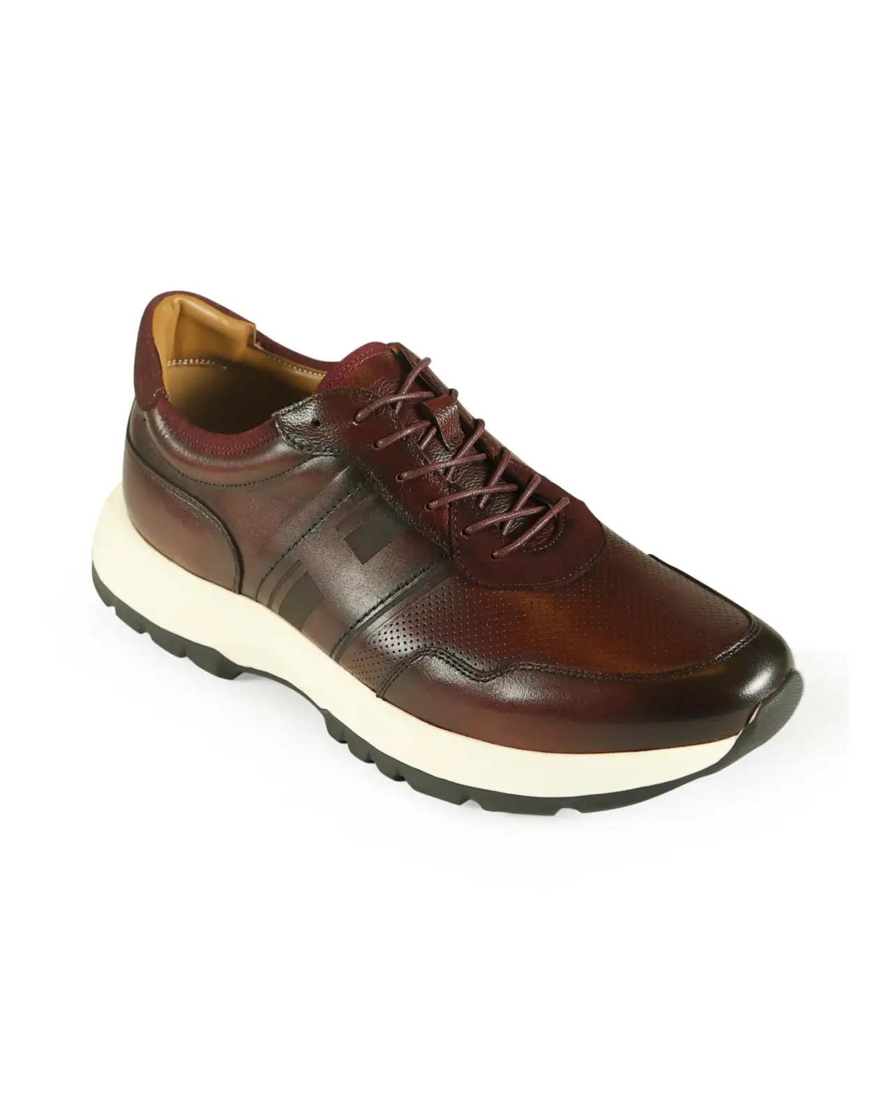 Sneakers Azor La Mode Paolo Burgundy £105.00