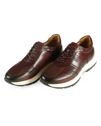 Sneakers Azor La Mode Paolo Burgundy £105.00