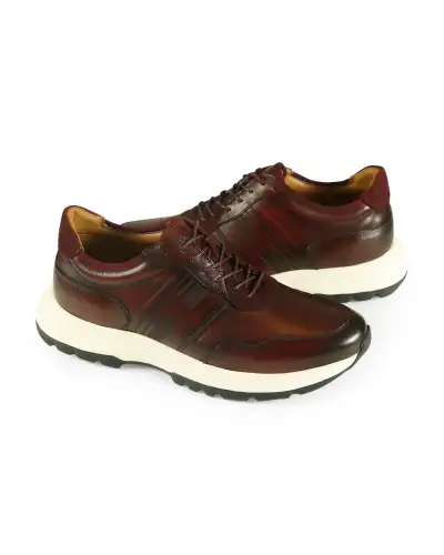 Sneakers Azor La Mode Paolo Burgundy £105.00