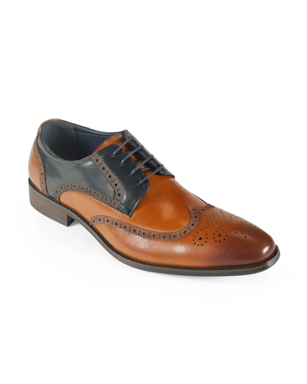 Brogue Azor La Mode Missori Tan Navy £105.00