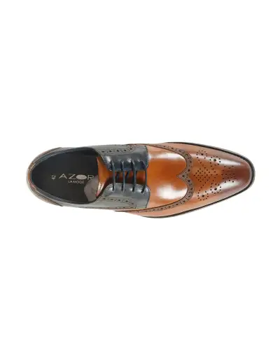 Brogue Azor La Mode Missori Tan Navy £105.00