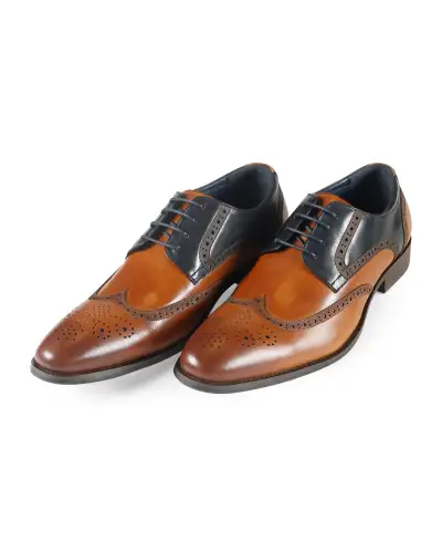 Brogue Azor La Mode Missori Tan Navy £105.00