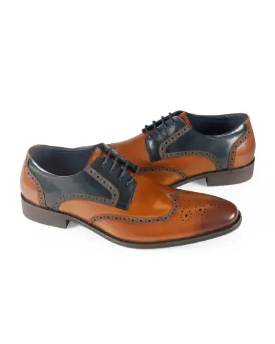 Brogue Azor La Mode Missori Tan Navy £105.00
