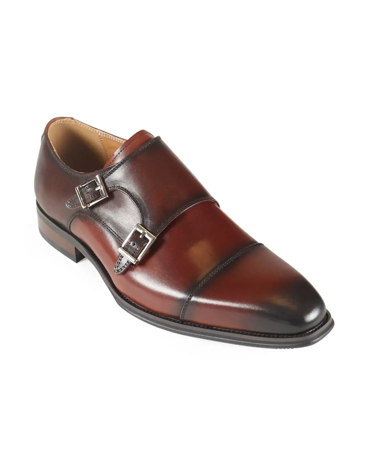 Monk Straps Azor La Mode Lombardy Brown £130.00
