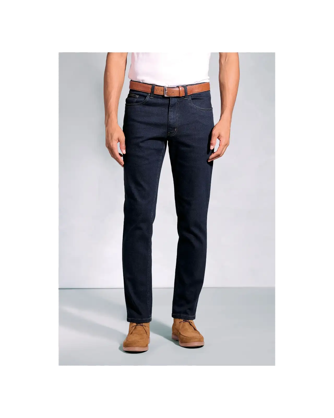 Fit Trousers Brook Taverner Tailored Fit Boulder Indigo Denim Jeans-BT-8958A £54.00