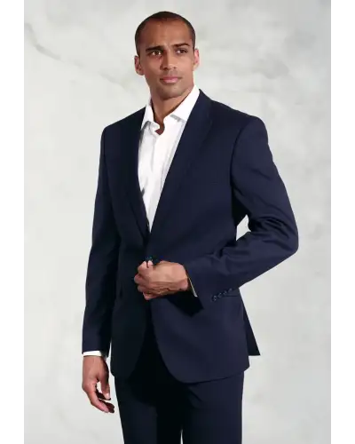Suit Jackets Brook Taverner Tailored Fit Pegasus Navy Washable Suit Jacket £90.00