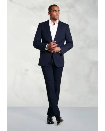 Suit Jackets Brook Taverner Tailored Fit Pegasus Navy Washable Suit Jacket-BT-3551B £90.00