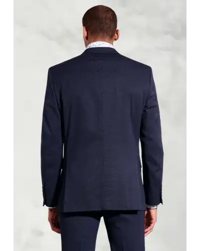 Suit Jackets Brook Taverner Tailored Fit Pegasus Navy Pin Dot Washable Suit Jacket £90.00