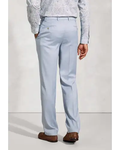 Suit Trousers Brook Taverner Tailored Fit Hardy Blue Textured Occasion Suit Trousers £45.00