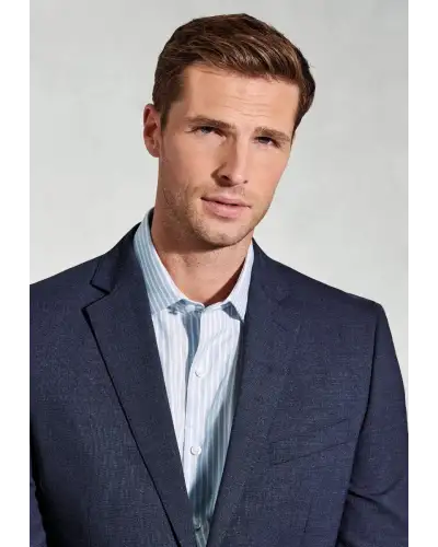 Suit Jackets Brook Taverner Tailored Fit Mckellen Navy Linen Blend Suit Jacket £116.00