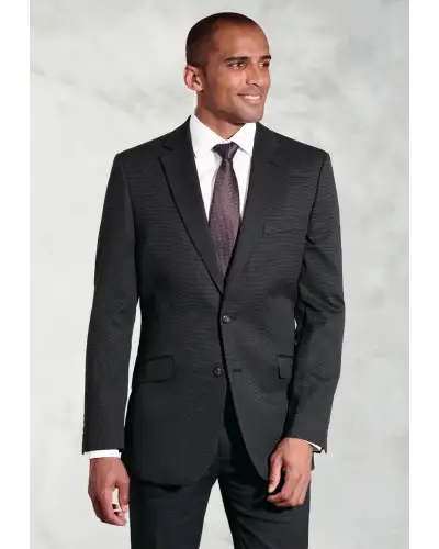 Suit Jackets Brook Taverner Tailored Fit Phene Charcoal Pin Dot Suit Jacket £90.00