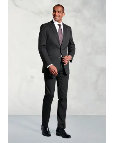 Suit Jackets Brook Taverner Tailored Fit Phoenix Charcoal Pin Dot Suit Jacket-BT-3552C £90.00