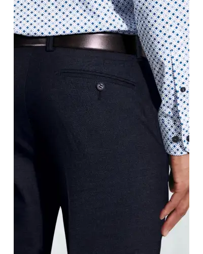 Fit Trousers Brook Taverner Tailored Fit Monaco Navy Trousers £36.00