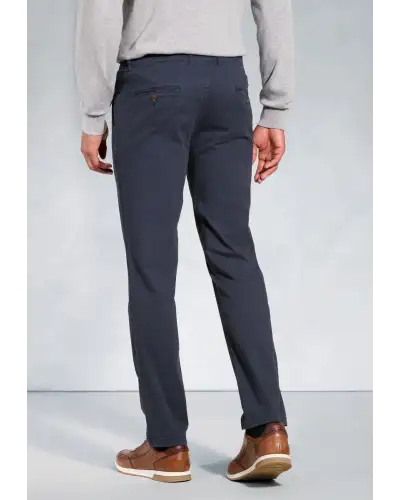Fit Trousers Brook Taverner Regular Fit Denver Navy Stretch Cotton Chinos-BT-8806A £45.00