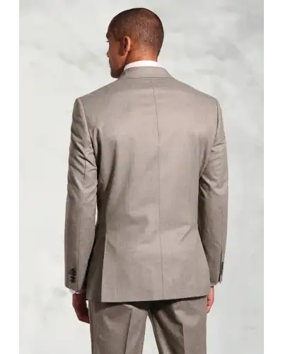 Suit Jackets Brook Taverner Tailored Fit Whitlock Taupe Italian Flannel Suit Jacket £224.00