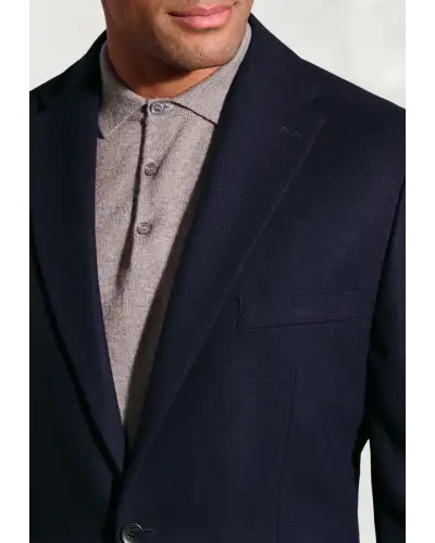 Jackets Brook Taverner Tailored Fit Wiggins Navy Italian Wool Jacket-BT-5466AT £161.00