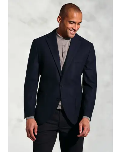 Jackets Brook Taverner Tailored Fit Wiggins Navy Italian Wool Jacket-BT-5466AT £161.00
