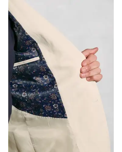 Jackets Brook Taverner Regular Fit Hemsworth Stone Washed Cotton Linen Jacket £116.00