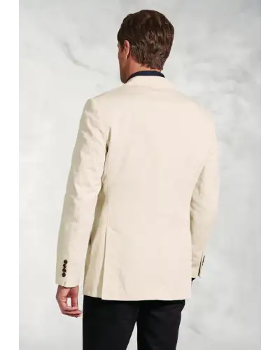 Jackets Brook Taverner Regular Fit Hemsworth Stone Washed Cotton Linen Jacket £116.00
