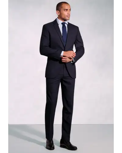 Suit Jackets Brook Taverner Tailored Fit Dijon Navy Suit Jacket £89.00